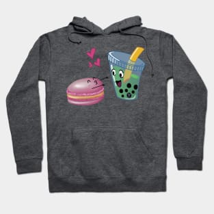 Macaron Loves Boba Hoodie